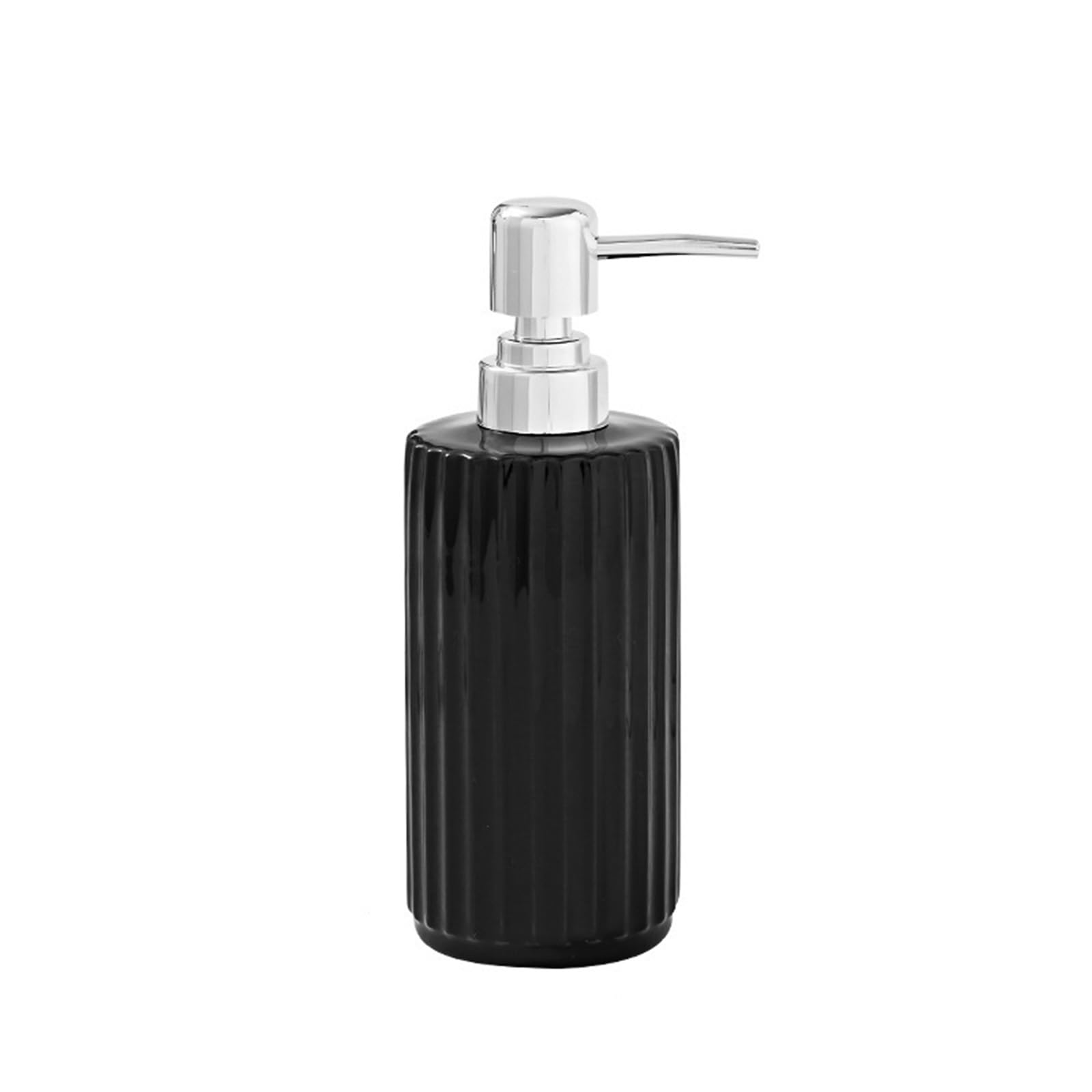 Bathroom Ceramic Soap Dispenser With Pump For Bathroom And Kitchen Great For Lotions, Liquid Soaps,shampoo Shampoo(Black)