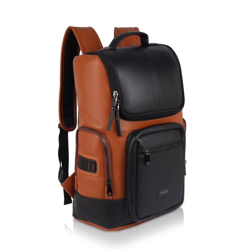 BCODE Daypack BACKPACK 26 Liters Water Resistant, Top-Open, Padded, Premium Microfibre Laptop Backpack with Trolley Sleeve for Men and Women-image-9