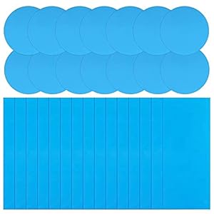 DierCosy 30 stuks zwembad-patches kit, zelfklevende pvc-opblaasbare reparatiepatches voor zwembaden, opblaasbare boot