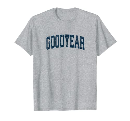 Goodyear Arizona AZ, diseño deportivo vintage, azul marino Camiseta