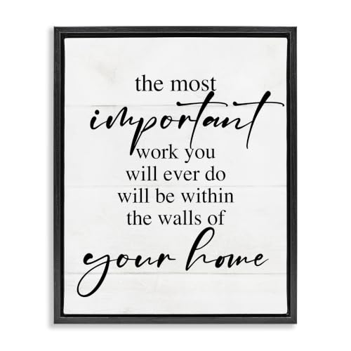 Family Affirmation Rainbow Letter, 24 x 30 Inch Canvas in Floater Frame