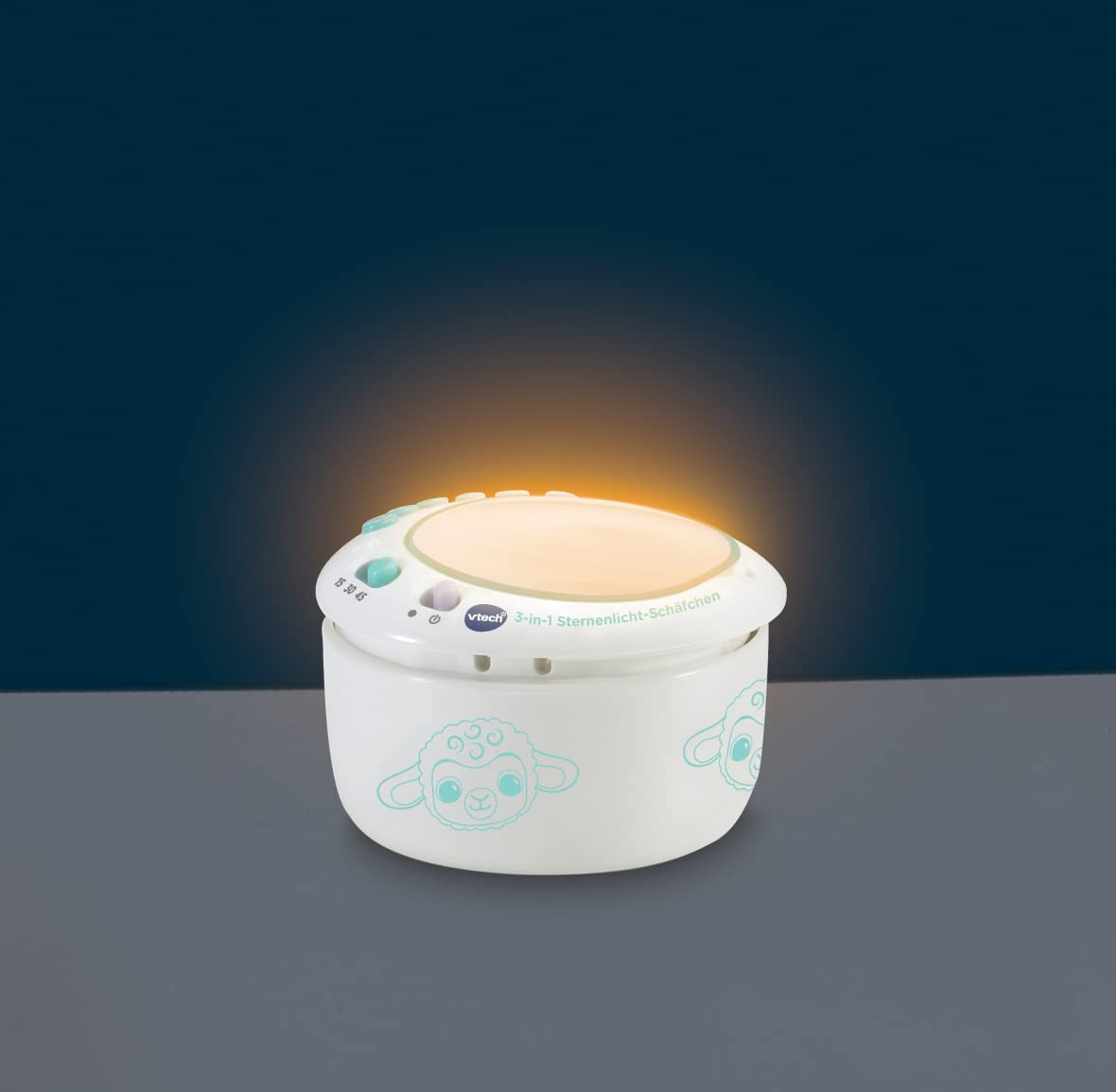VTech Baby 3-in-1 Sternenlicht-Schäfchen – Einschlafhilfe mit Musik