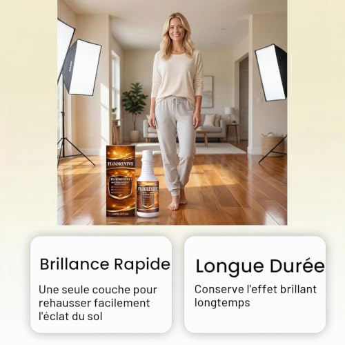 Réparation professionnelle des rayures sur les parquets, rénovateur et lustrant pour parquets et carrelages, agent protecteur à séchage rapide pour sols en bois, protection des parquets. (1 pièces) – vue 5