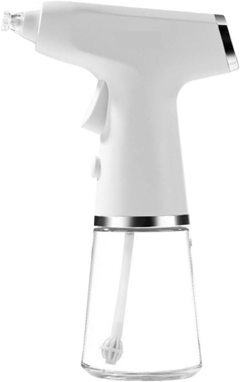 Oil Spray Bottle, Electric Oil Sprayer Kitchen Utensils USB Charging BBQ Accessories Dispenser Bottle,for Salad Making, Baking(Green)