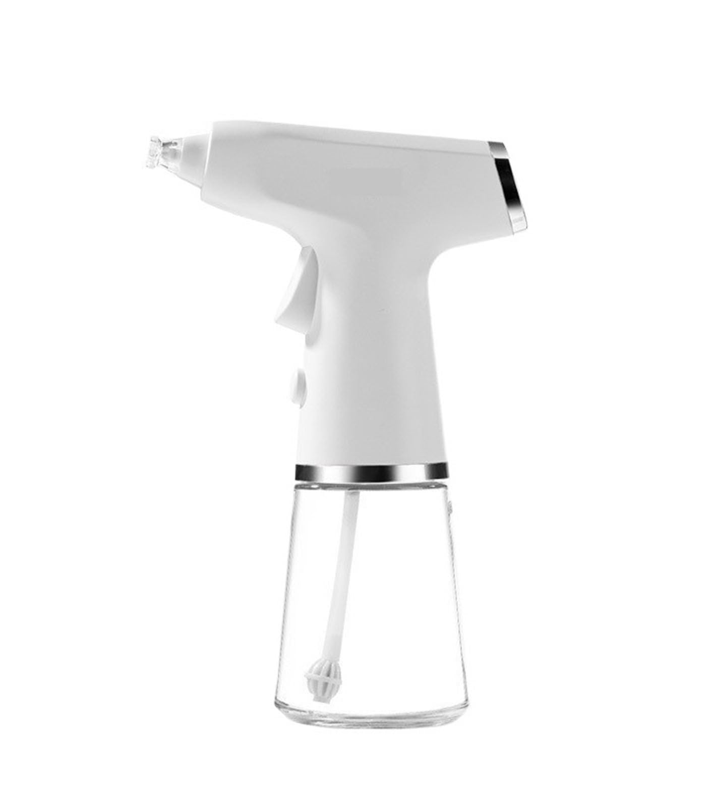 NGTFDCP Oil Dispenser, Electric Oil Sprayer Kitchen Utensils USB Charging BBQ Accessories Dispenser Bottle for Air Fryer, Salad(White)