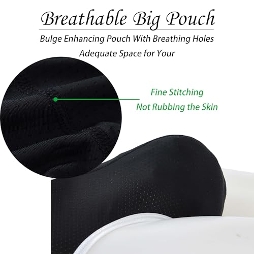 Mens Sexy Underwear Bulge Enhancing Pouch with Breathing Holes Revealing Waist Underwear for Men3