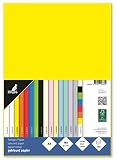 kangaro - Tonpapier Gelb DIN A4 - 160g/m² FSC mix 50 pack - Briefpapier Bastelpapier DIY K-0039-025 29.7x21x1