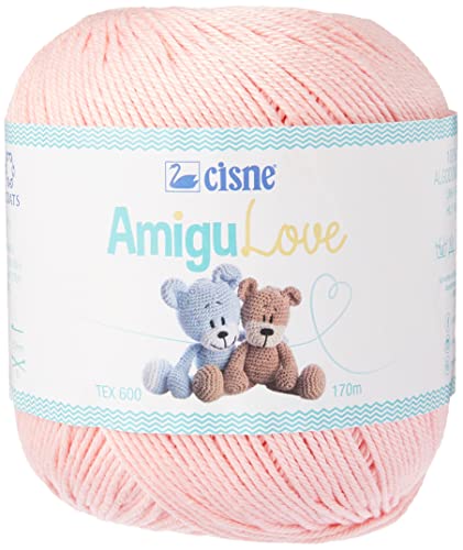 Linha Para Amigurumi, Corrente Amigulove, Coats Corrente, Rosa 25, 100 Gramas
