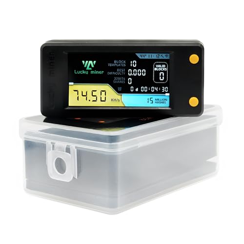 Lucky Miner LV02 78KH/s ASIC Crypto Miner Machine with 1W Low Pow...