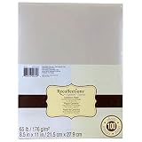 MICHAELS Shimmer Silver & Champagne 8.5”; x 11”; Cardstock Paper by Recollections®, 100 Sheets