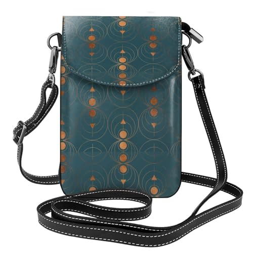 Sac bandoulière émeraude pour téléphone : parfait pour voyager libre