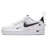Se envía en caja. Nike Force 1 Lv8 Utility (PS) Little Kids Av4272-100, Blanco (White/White-Black-Tour Yellow), 31 EU