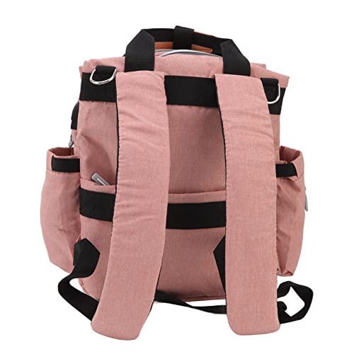 Mochila para fraldas de bebê, vários bolsos, alças grossas resistentes a manchas, bolsa de maternida