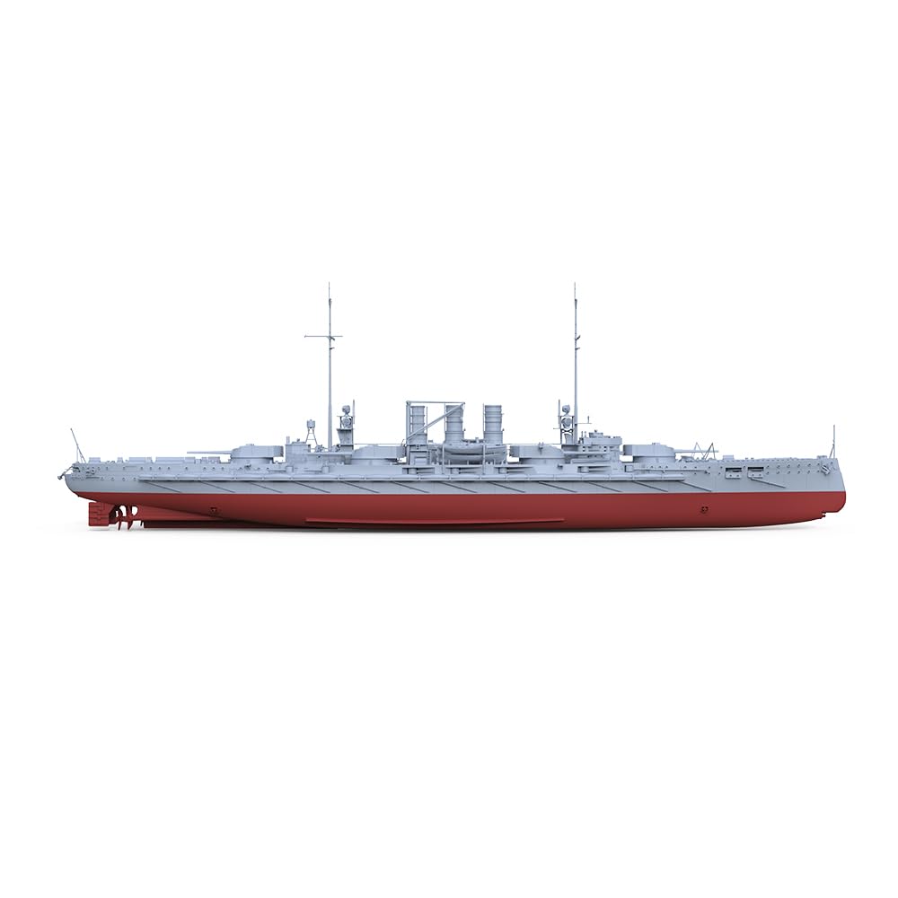 MRY-SFW SSC600590S 1/600 zestaw do budowy modelu wojskowego, pancernik Helgoland niemieckiej marynarki wojennej, pełny kadłub
