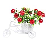 Durabilité exceptionnelle : conçu pour résister à l’épreuve du temps, ce décor résiste à la décoloration et à la déformation, conservant ainsi sa beauté. fruits artificiels pour la présentation, pommes en plastique