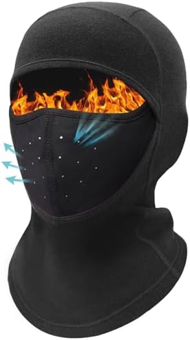 Kids Balaclava Ski Mask (with Breathable Holes) Windproof Winter Fleece Neck Face Warmer Boys Girls