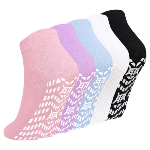 CaiDieNu Non Slip Socks for Women: Non Skid Grip Socks