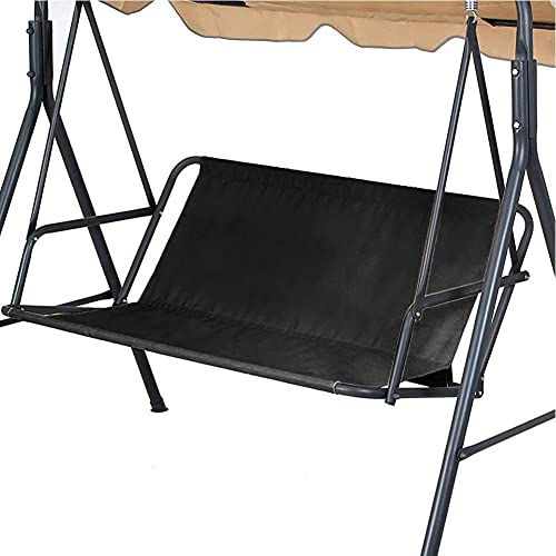 M/M Housse de protection de rechange pour balancelle de jardin - Housse de protection pour balancelle, terrasse, hamac de jardin, Noir, One-size