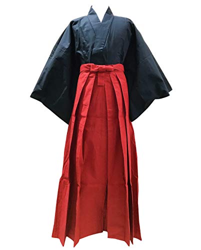 Edoten Japanese Samurai Hakama Uniform NV-RD XL