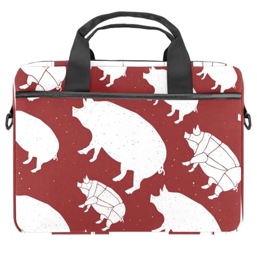 Sacoche ordinateur portable 13-14.5" à la campagne avec motif nature champêtre