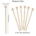 Baquetas de Percusión 6pcs Palos de Madera para Instrumento Mazos de Percusión...