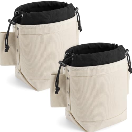 SilTriangle 2 Pcs Tool Bags 5" x 10" x 9", Top Closing with Drawstring