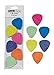 BoloPick Felt Ukulele Picks Economy 12 Pack, Multi Fiesta