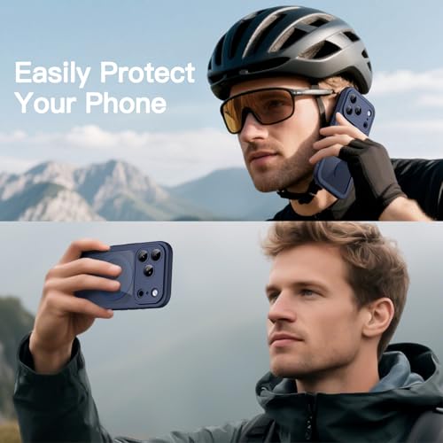 Image of JETech Case for iPhone 17 Pro, 360 Protection, Deep Blue