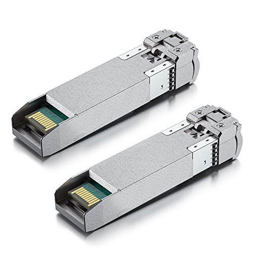 A Pair Of 10G Sfp+ Bidi Transceiver, Lc Single-Mode Single Fiber Module, 10Gbase-Bidi 1270Nm/1330Nm For Cisco Sfp-10G-Bx20D-I/Sfp-10G-Bx20U-I, Ubiquiti Unifi, Mikrotik, And More, Dom, Up To 20 Km #TOP3