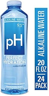 Perfect Hydration 9.5+ pH Electrolyte Enhanced Drinking Water, 20 Ounces, 24 Bottles