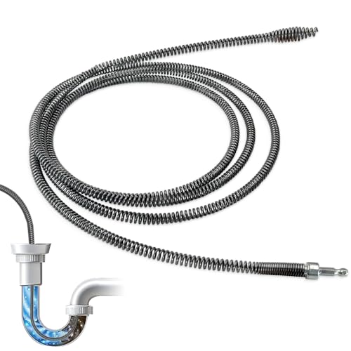 Riisoyu Universal Rohrspirale Abflussspirale, 3m x...