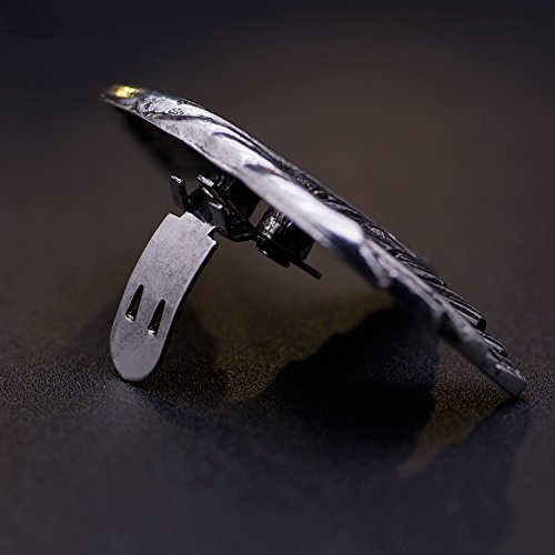 Douqu 2 Pcs Shoes Dress Hat Accessories Fashion Vintage Shoe Clips Elegant Leaves Removable Shoe Charms (Ancient Silver) #TOP3