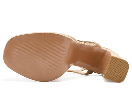Steve Madden Women's Liandra Heeled Sandal, Tan Suede, 9.5 by Steve Madden - Image 5