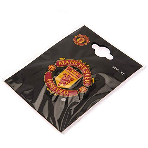 Club Licensed Man Utd Crest 3D Fridge Magnet (6cm Approx) - One Size