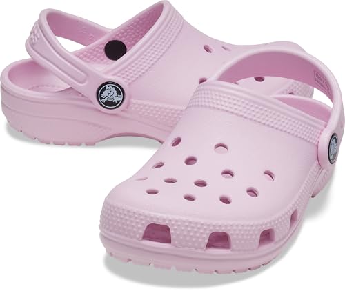 Crocs Kids Classic Clog (Little Kid/Big Kid) - Clogs for Kids - Synthetic Lining - Circulation Nubs Ballerina Pink 5 Big Kid M - 4