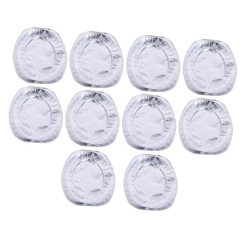 Generico 10 Pezzi Pans Alluminio Usa e Getta Teglie per Cucina Alle Temperature per Bbq e Pratiche e Compatte per Riporre