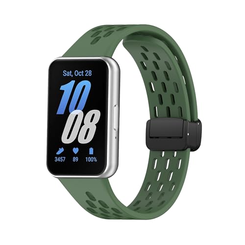 MELEJIA For Samsung Galaxy Fit3 �o���h �M�����N�V�[�t�B�b�g3 �p �����x���g �}�O�l�b�g�N���X�v �V���R���� �����o���h �X�|�[�c �������� �_�炩 �y�� �h�� �ʋC �j�����p ���t���ȒP (�O���[��)