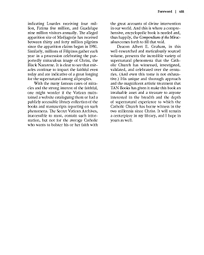 Compendium of the Miraculous: An Encyclopedia of Revelation, Marian Apparitions, and Mystical Phenom