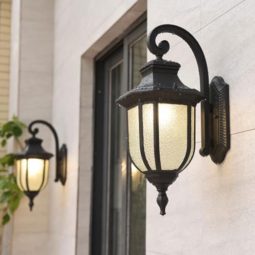 Lanterne murale extérieure simple au design épuré pour éclairage résidentiel chic - 7