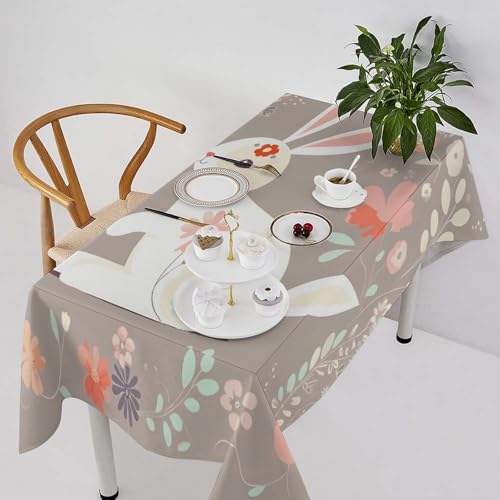 Nappe polyester 300D imperméable et ultra-résistante avec imprimé lapin de Pâques - 3