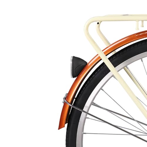 MFC PRO Oval Rear Bicycle Mudguard Fender Cycling Safety Warning Reflectors for Cruiser Bikes (White) - Thumbnail 3