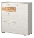 Produktbild Germania 8668-247 CALVI Schuhschrank inklusive Fuß-Set - flach, Pinie-Weiß-Nb./Navarra-Eiche-Nb., 41 x 110 x 116 cm