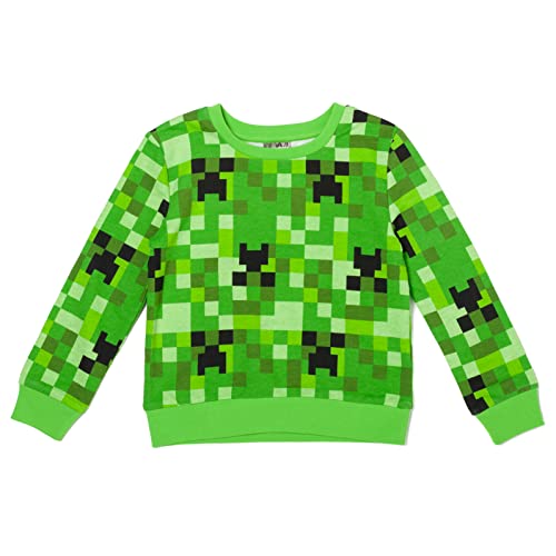 Pull Creeper Minecraft en tissu éponge pour filles et enfants