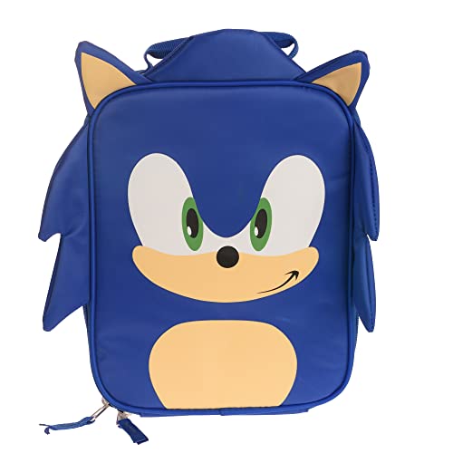 AI ACCESSORY INNOVATIONS Sonic The Hedgehog Insulated Lunch Box, Mini Gaming Cooler with 3D Features and Top Padded Handle by AI ACCESSORY INNOVATIONS - Used condition - US$24.64