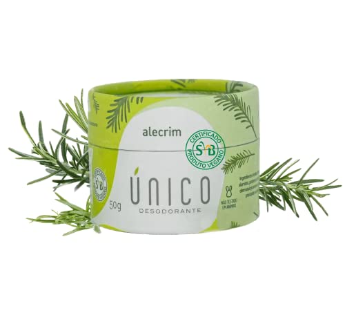 Único desodorante em creme alecrin