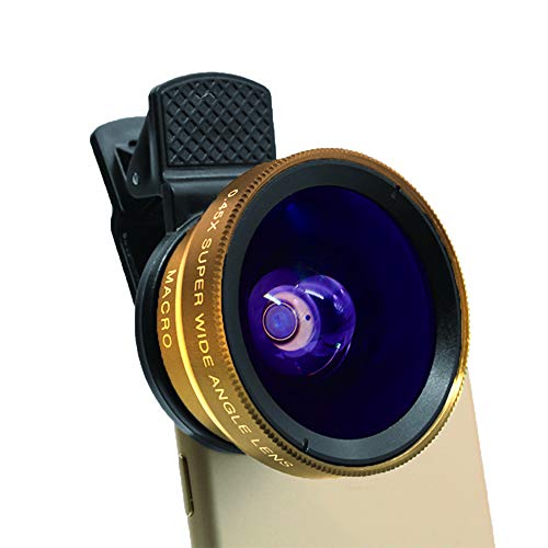 image for u/b 0.45x Wide-Angle Lens + 12.5X Macro Phone Lens HD Wide-Angle Pictu