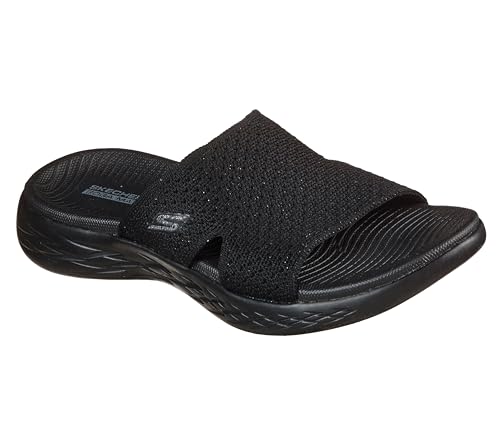 Image of Skechers Women's On-the-go 600 Stretch Knit Slides