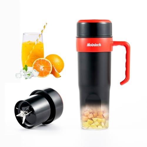 Portable Personal Blender for Shakes and Smoothies with 6 Blades,