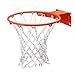 XUEYEGONGJI Basketball Net with 12 Loops Waterproof Anti Whip Basketball Hoop Net Replacement 2PCS White Basketball Net with 12 Loops