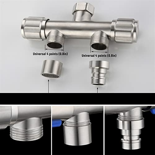 Vanne triangulaire acier inoxydable inverseur vanne angle deux sorties lave-linge